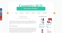 Desktop Screenshot of cosmeticsmd.org