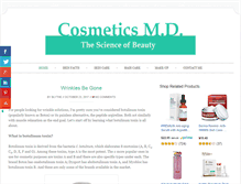 Tablet Screenshot of cosmeticsmd.org